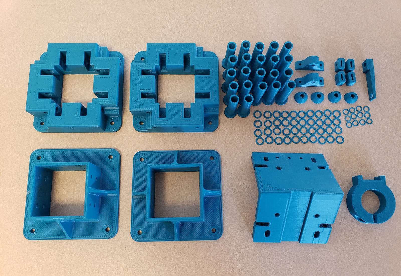 CNC Build 3D printed Parts for Gen 2.0, Free shipping in USA
